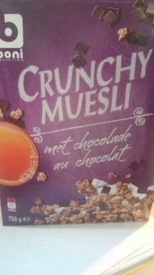Crunchy Muesli au Chocolat front packaging