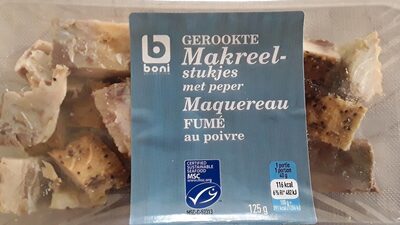 Maquereau fumé au poivre front packaging