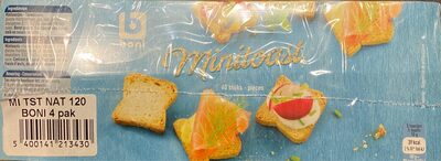 MINITOAST MI TST NAT 120 BONI PAK
