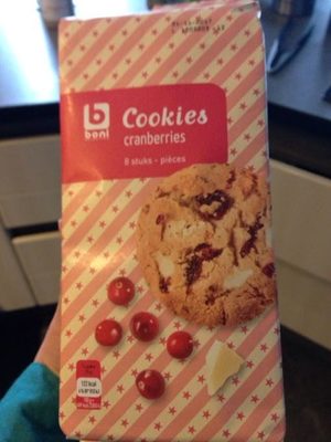 Cookies Cramberrries front packaging