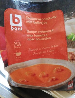 Tomatenroomsoep met balletjes