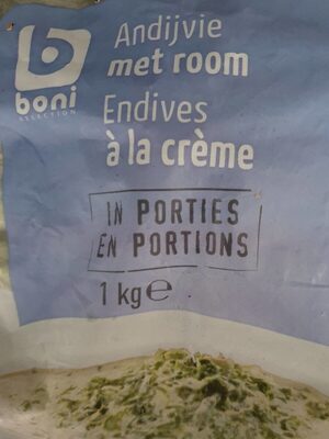 Endives à la crème front packaging