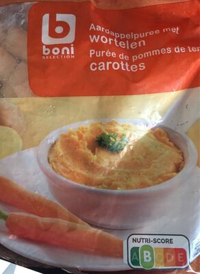 Purée de pommes de terre aux carottes front packaging