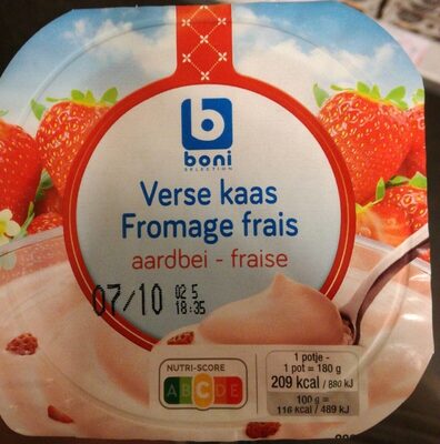 Fromage frais à la fraise BONI