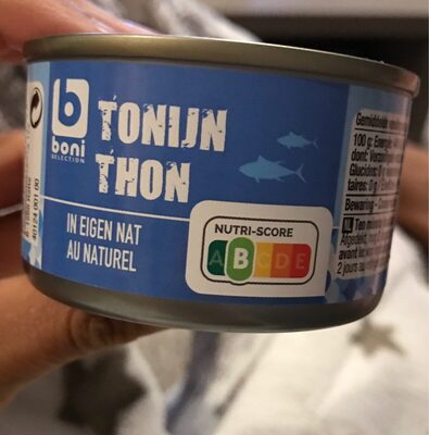 Thon au naturel front packaging