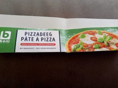 Pâte à pizza front packaging