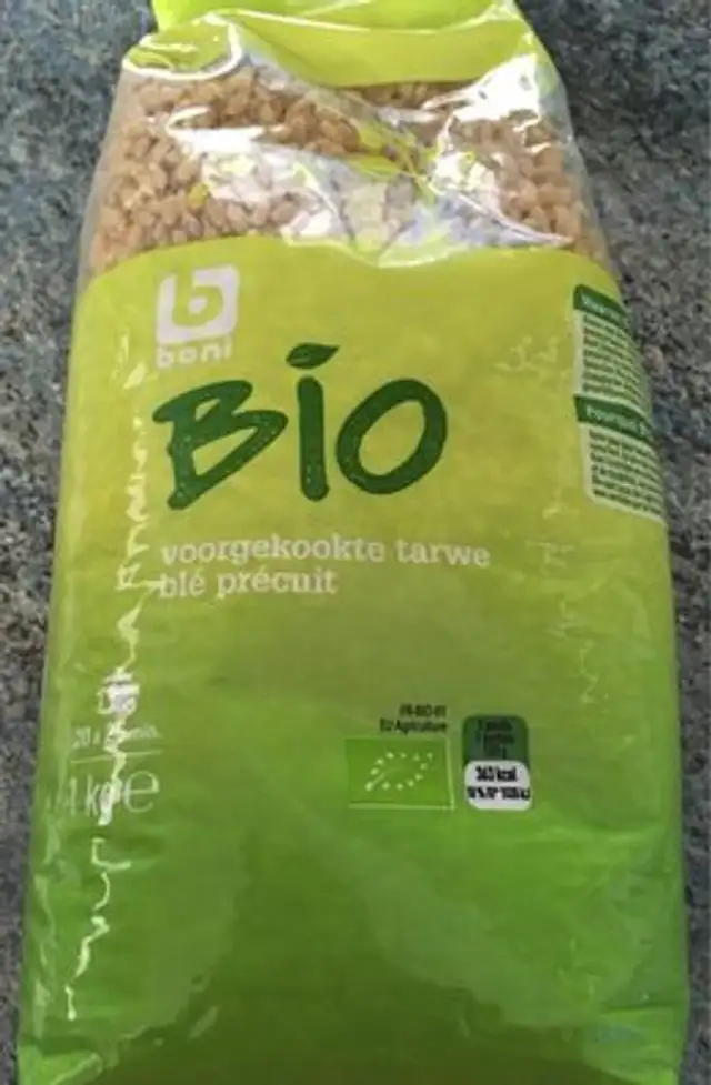 Blé précuit front packaging
