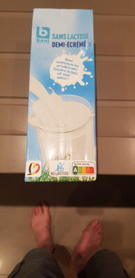 Lait sans lactose demi-écrémé