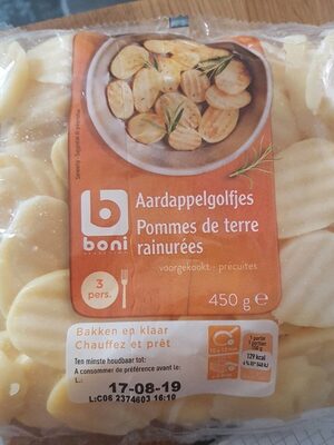 Pommes de terre rainurées