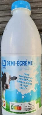 Halfvolle melk front packaging