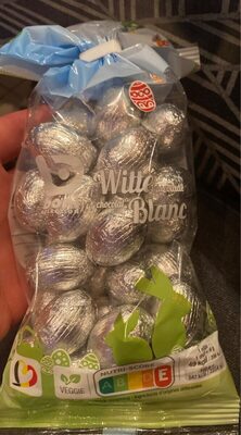 Oeuf en chocolat blanc