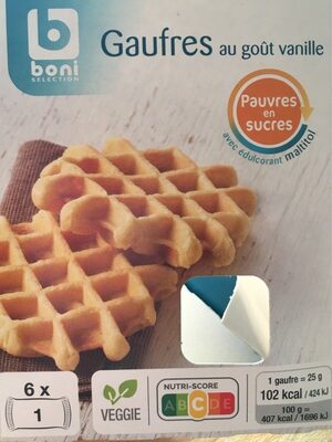 Gaufres au gout vanille