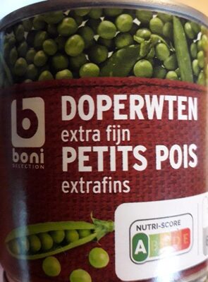 Petits pois extra fins