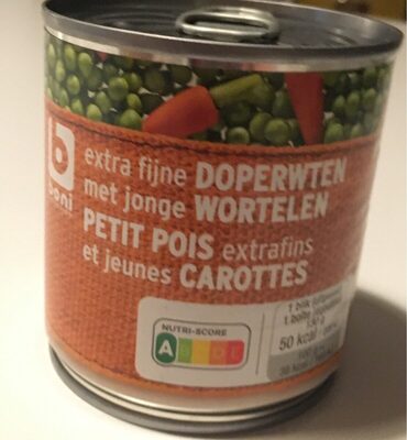 Petits pois extrafins et jeunes carottes