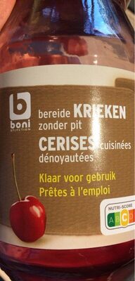Bereide krieken zonder pit front packaging