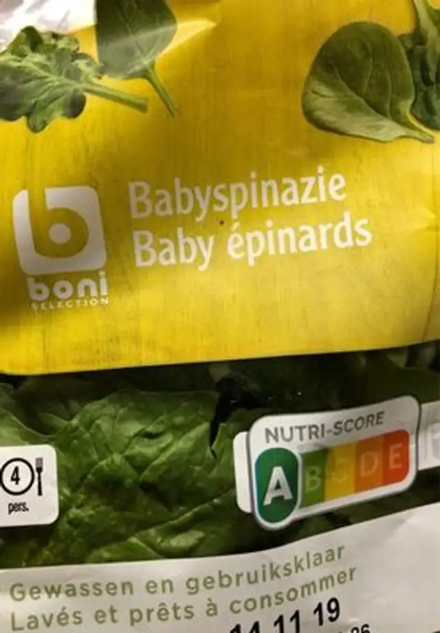 Babyspinazie front packaging