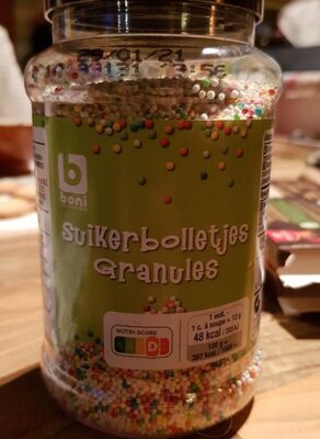 Granules multicolores