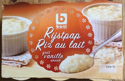 Riz au lait front packaging