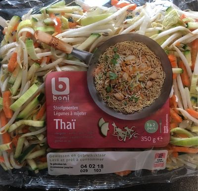 Légumes à mijoter thai front packaging