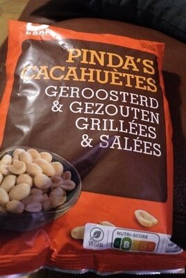 Pindas cacahuètes grillées et salées