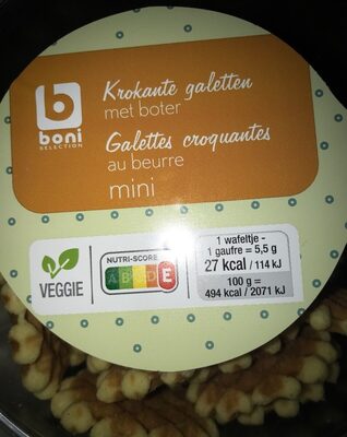 Galettes croquantes au beurre mini