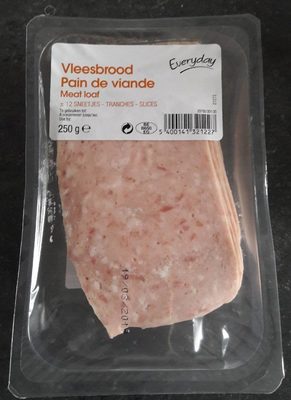 Pain de viande en tranche
