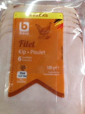 Filet poulet front packaging