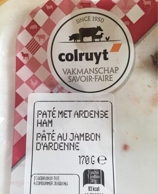 Pâté au jambon d'ardenne
