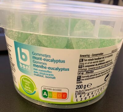 Gommes menthe-eucalyptus