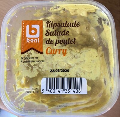 Salade de poulet curry