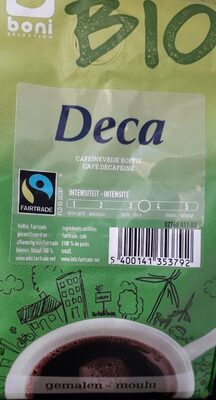 Café décaféiné Bio