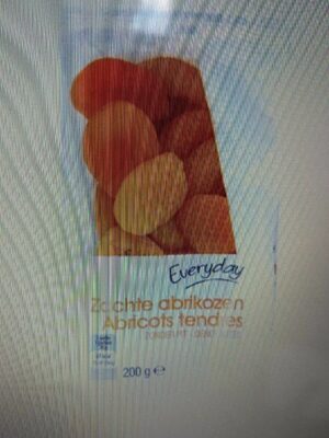 Abricots tendres dénoyautés