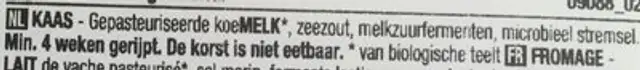 Gouda jong sneetjes ingredients label