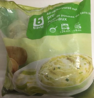 Purée de pomme de terre aux poireaux