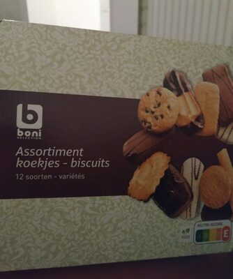 Assortiment biscuits front packaging