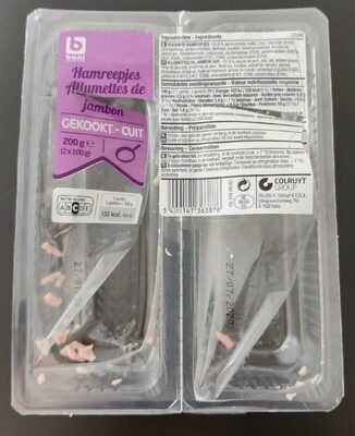 Allumettes de jambon cuit front packaging