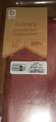 Jambon fumé front packaging