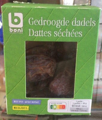 Gedroogde dadels met pit Medjoul