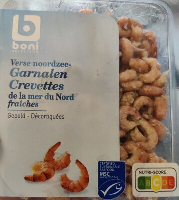 Crevettes grises front packaging