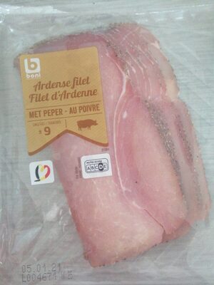 Filet d\'ardenne front packaging