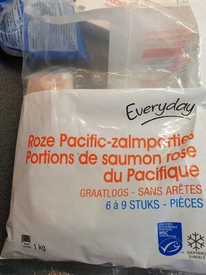 Saumon rose du Pacifique front packaging