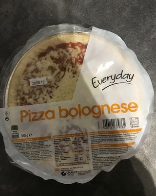 Pizza bolognese front packaging