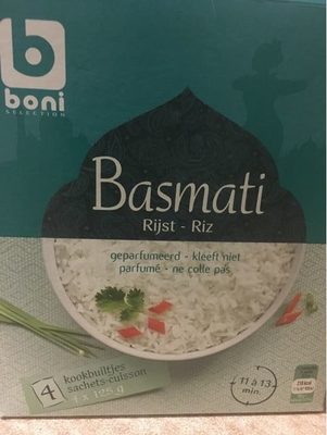 Riz Basmati front packaging