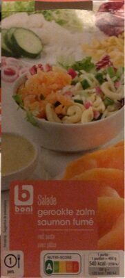 Salade gerookte zalm front packaging
