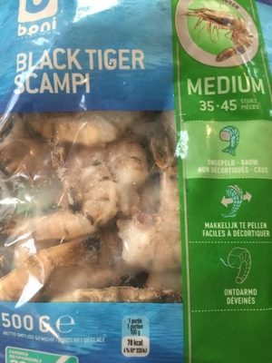 black tiger scampi