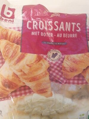 Croissants au beurre, surgelés