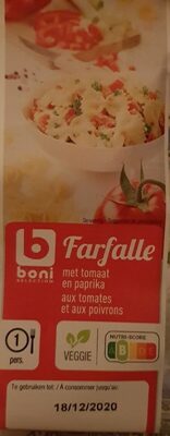 Farfalle front packaging