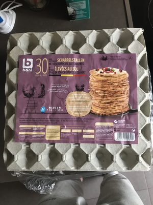 Œuf de poules élevées au sol