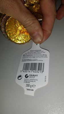 Pièce en chocolat au lait