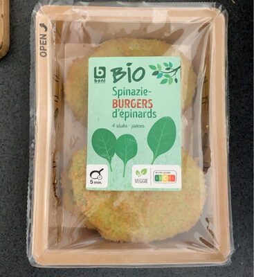 Burgers d’épinard